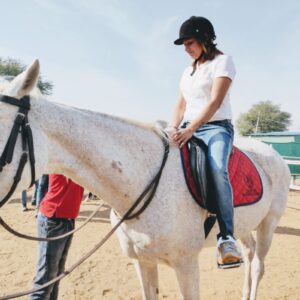 Madhu yadav in her farm