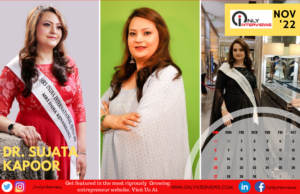 Only Interviews Calendar 2022- NOVEMBER 2022 ft. Dr. SUJATA KAPOOR