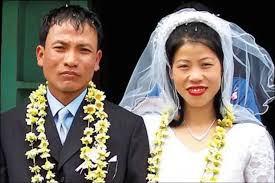 Mary Kom with her husband only interviews