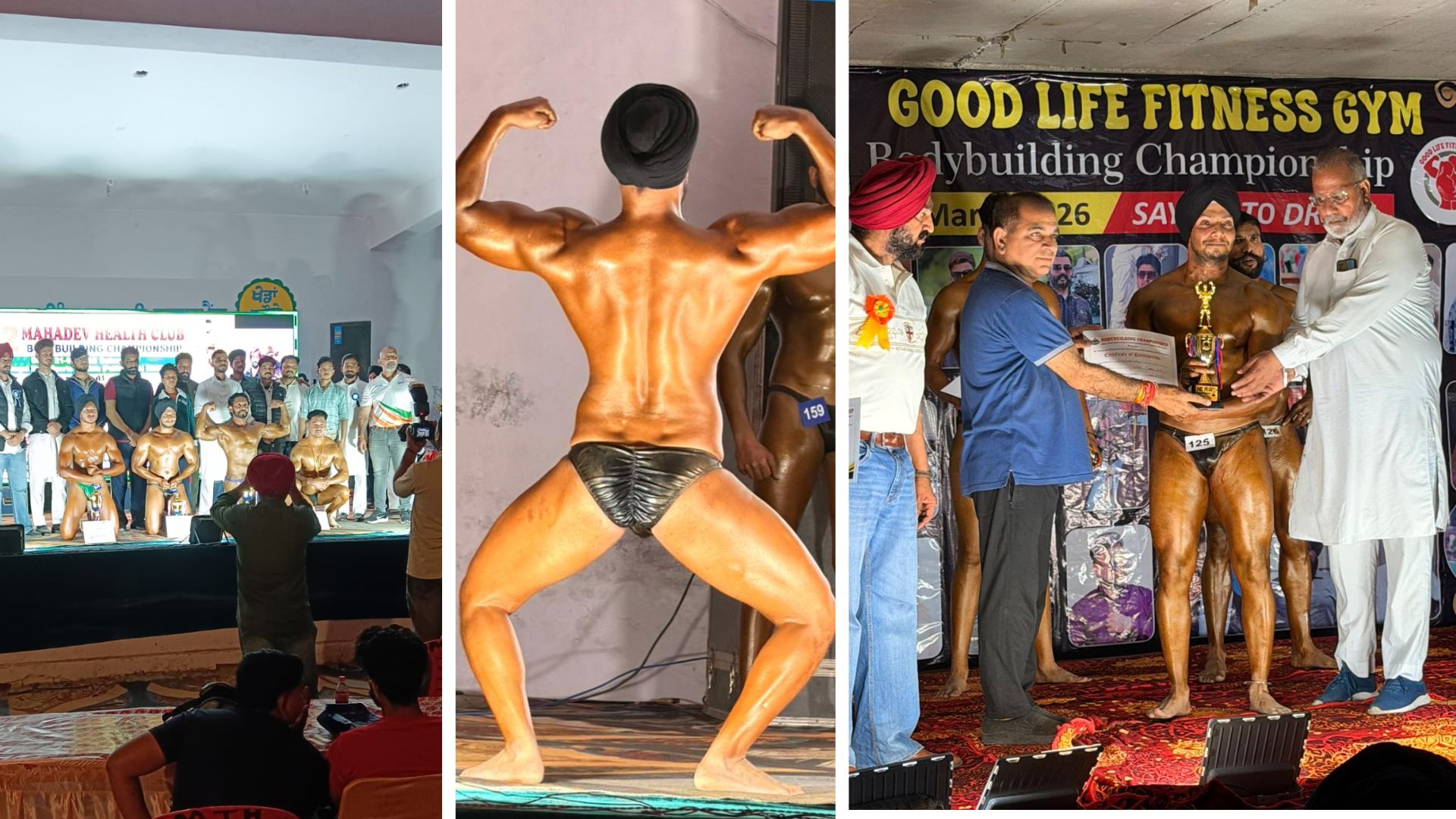Sukhjinder Singh From Bull Power Fitness Hub Shines On Stage